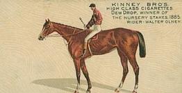 1889 Kinney Brothers Famous American Running Horses (N229) #NNO Dew Drop Front
